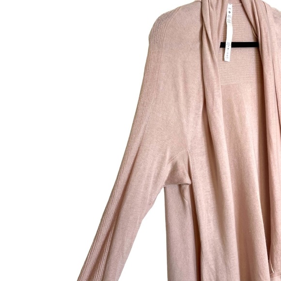 Lululemon Cashlu Knit Wrap- Pink Bliss - Picture 7 of 12